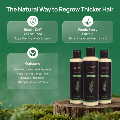 Lunavo Rosemary Hair Growth Shampoo